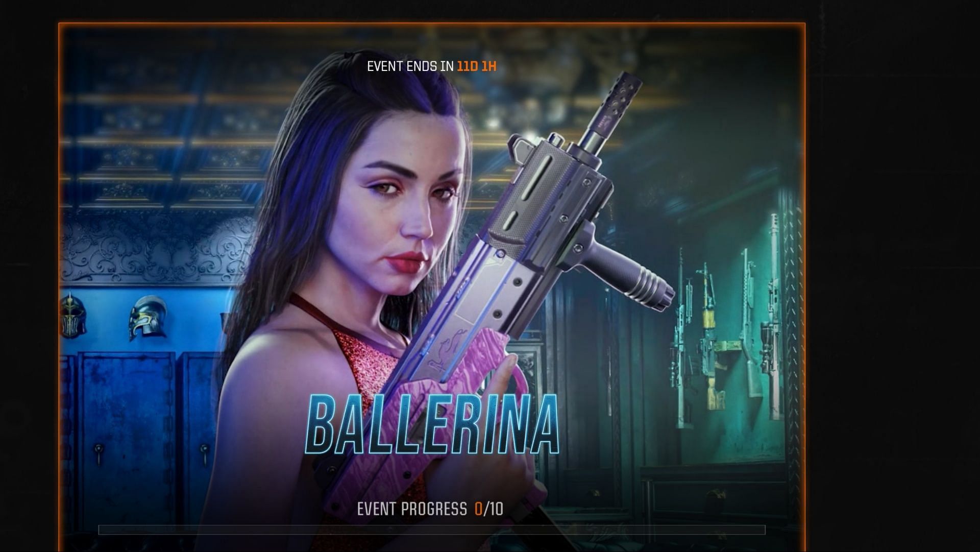Days remaining until the Ballerina event ends (Image via Sportskeeda Gaming || Activision)